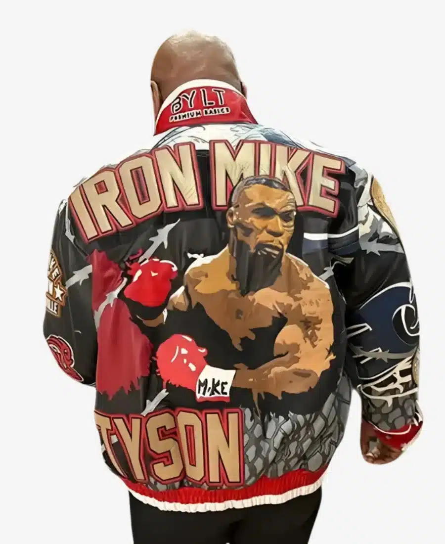 Mike Tyson vs Jake Paul Fight Iron Mike Leather Jacket