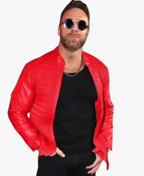 LA Knight WWE Monday Night RAW Red Jacket