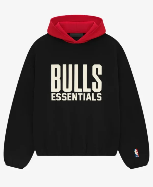 Essentials Bulls Black Hoodie