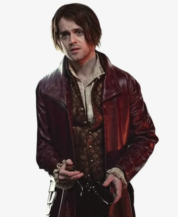 Joey Batey The Witcher Maroon Coat