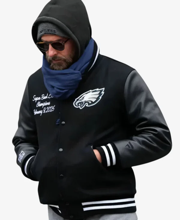 NYC 2025 Bradley Cooper Eagles Jacket