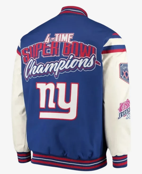 Super Bowl New York Giants Jacket