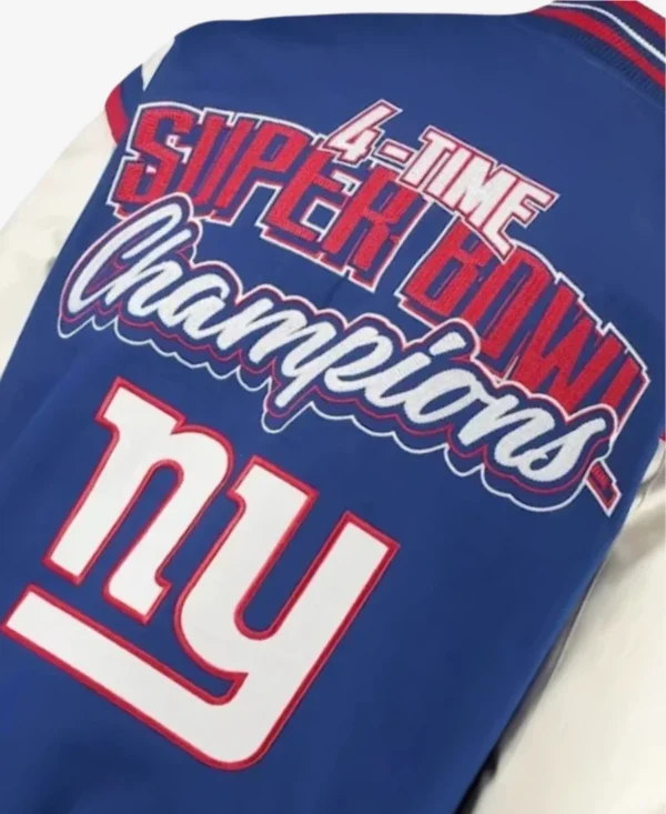 Super Bowl New York Giants Jacket - Image 3